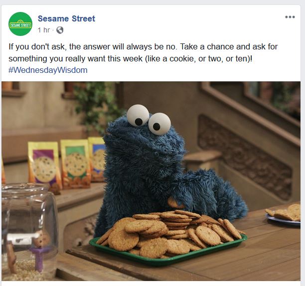Cookie Monster wisdom